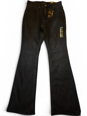 Lee Women's Ultra Lux Comfort Flex Motion Bootcut Jeans Denim Midnight Bloom 10L